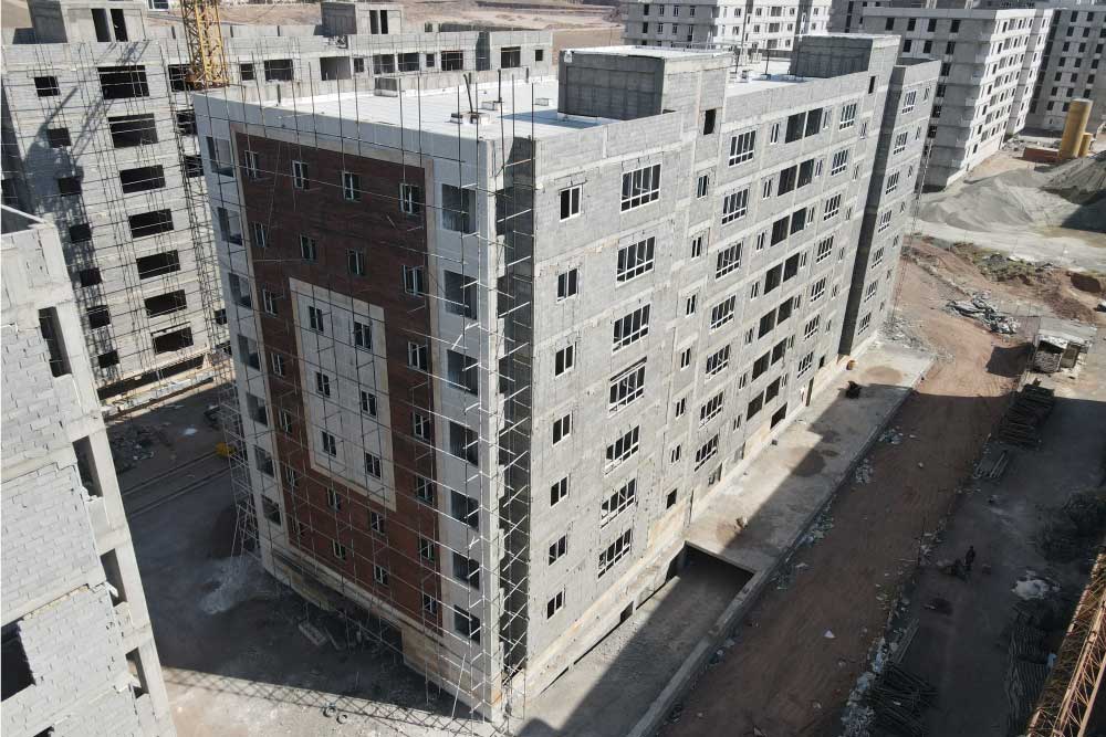 Project of 252 units in, north phase 6 of new Parand city- mahanalborz