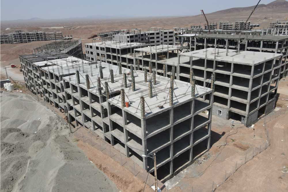 Construction of 248 Housing Units in New Parand City by Mahan Alborz